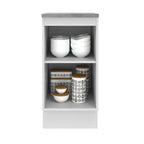 Mueble de Cocina Bajo Agata 40 cm 1 Puerta Blanco/Crema