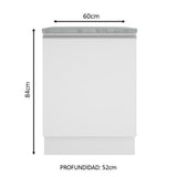 Mueble de Cocina Bajo Glamy 60 cm 1 Puerta