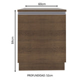 Mueble de Cocina Bajo Glamy 60 cm 1 Puerta