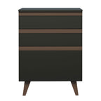 Mueble de Cocina Bajo Reims 60 cm 3 Cajones Negro