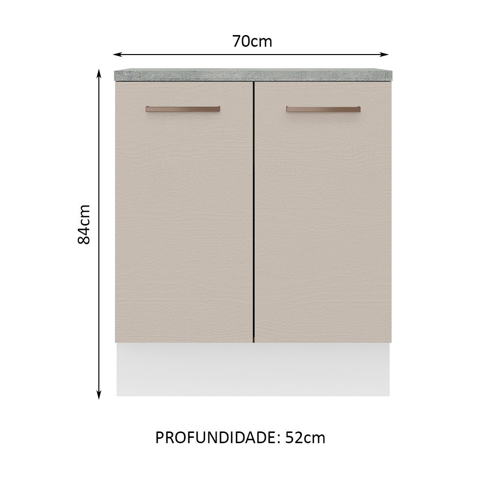 Mueble de Cocina Bajo Agata 70 cm 2 Puertas