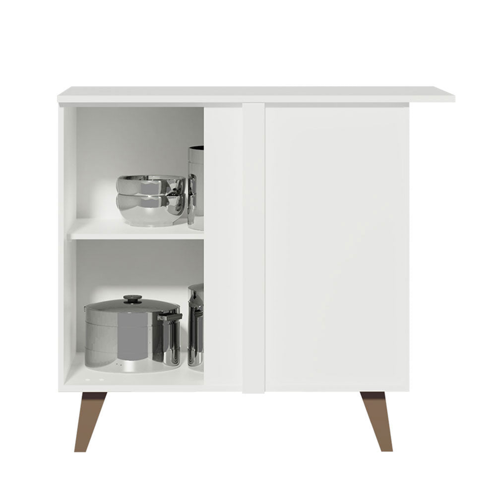 Mueble de Cocina Bajo de Esquina Reims 1 Puerta Blanco