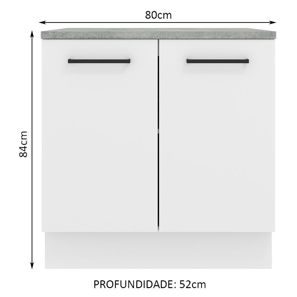 Mueble de Cocina Bajo Agata 80 cm 2 Puertas