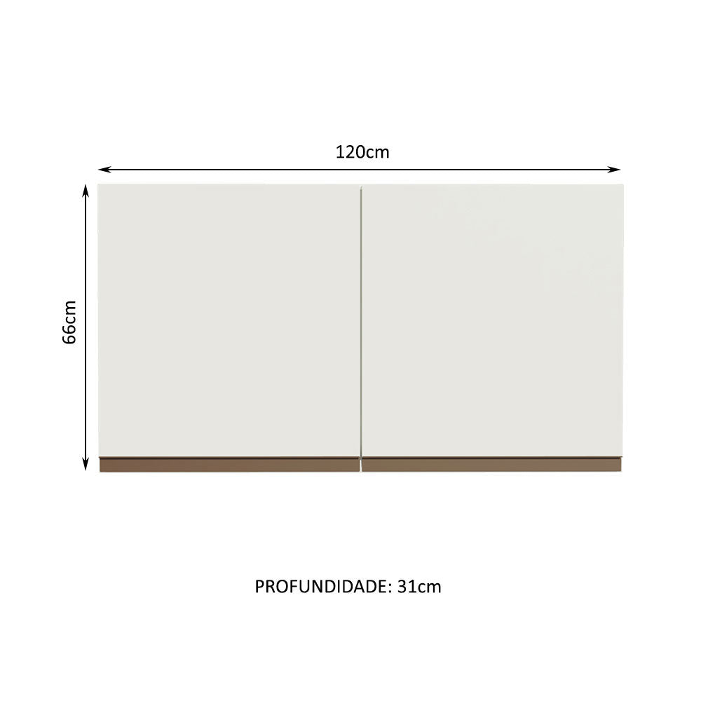 Mueble de Cocina Superior Reims 1.20 Metros 2 Puertas