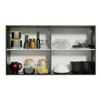 Mueble de Cocina Superior Reims 1.20 Metros 2 Puertas Negro