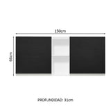 Mueble de Cocina Superior Glamy 1.20 Metros 2 Puertas