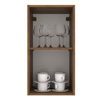 Mueble de Cocina Superior Agata 35 cm 1 Puerta Marrón/Blanco