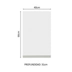 Mueble de Cocina Superior Glamy 40 cm 1 Puerta Blanco Madesa