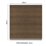 Mueble de Cocina Superior Glamy 60 cm 1 Puerta