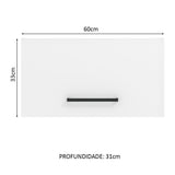 Mueble de Cocina Superior Agata 60 cm 1 Puerta Abatible