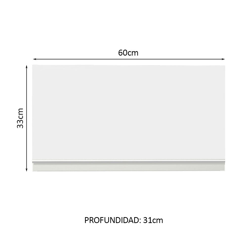 Mueble de Cocina Superior Glamy 60 cm 1 Puerta Abatible