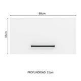 Mueble de Cocina Superior Agata 60 cm 1 Puerta Abatible