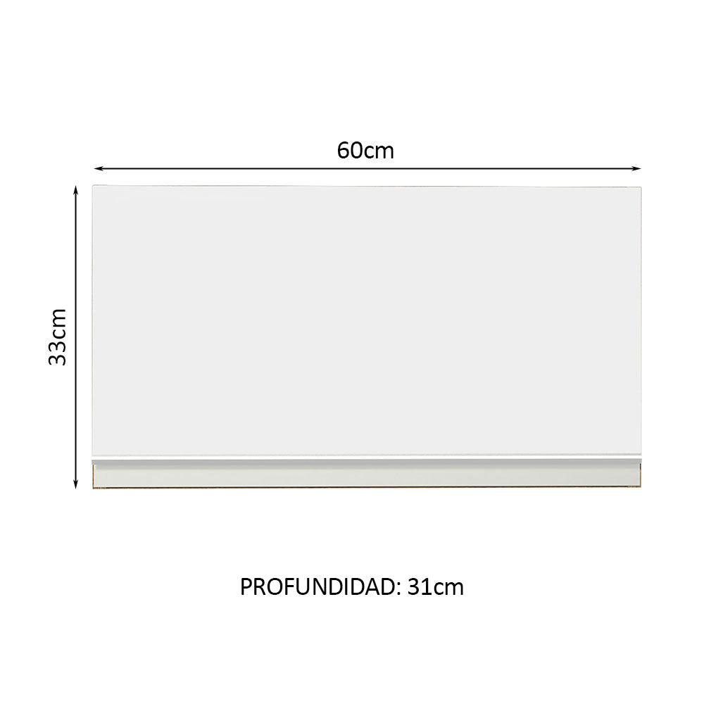Mueble de Cocina Superior Glamy 60 cm 1 Puerta Abatible