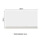 Mueble de Cocina Superior Glamy 60 cm 1 Puerta Abatible