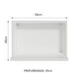 Mueble de Cocina Superior para Hornos Glamy 60 cm