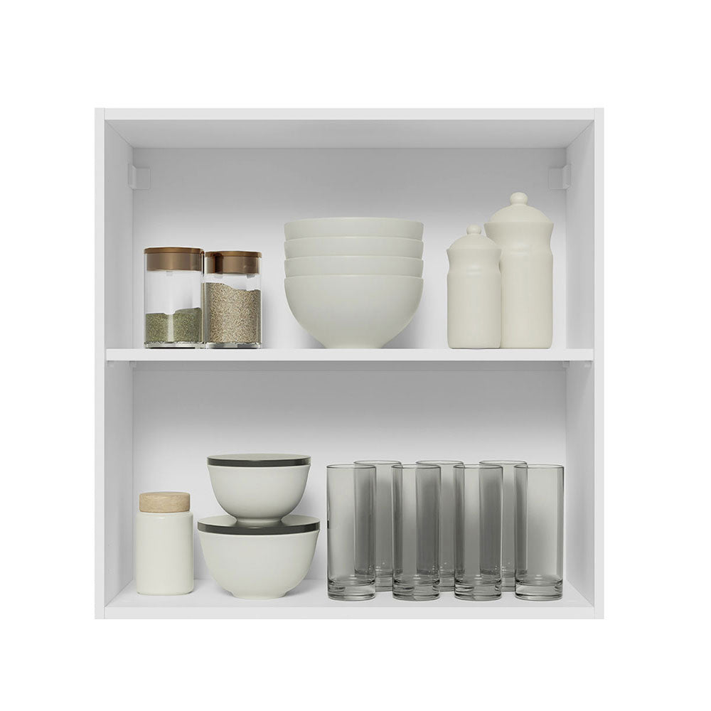 Mueble de Cocina Superior Glamy 70 cm 2 Puertas Blanco