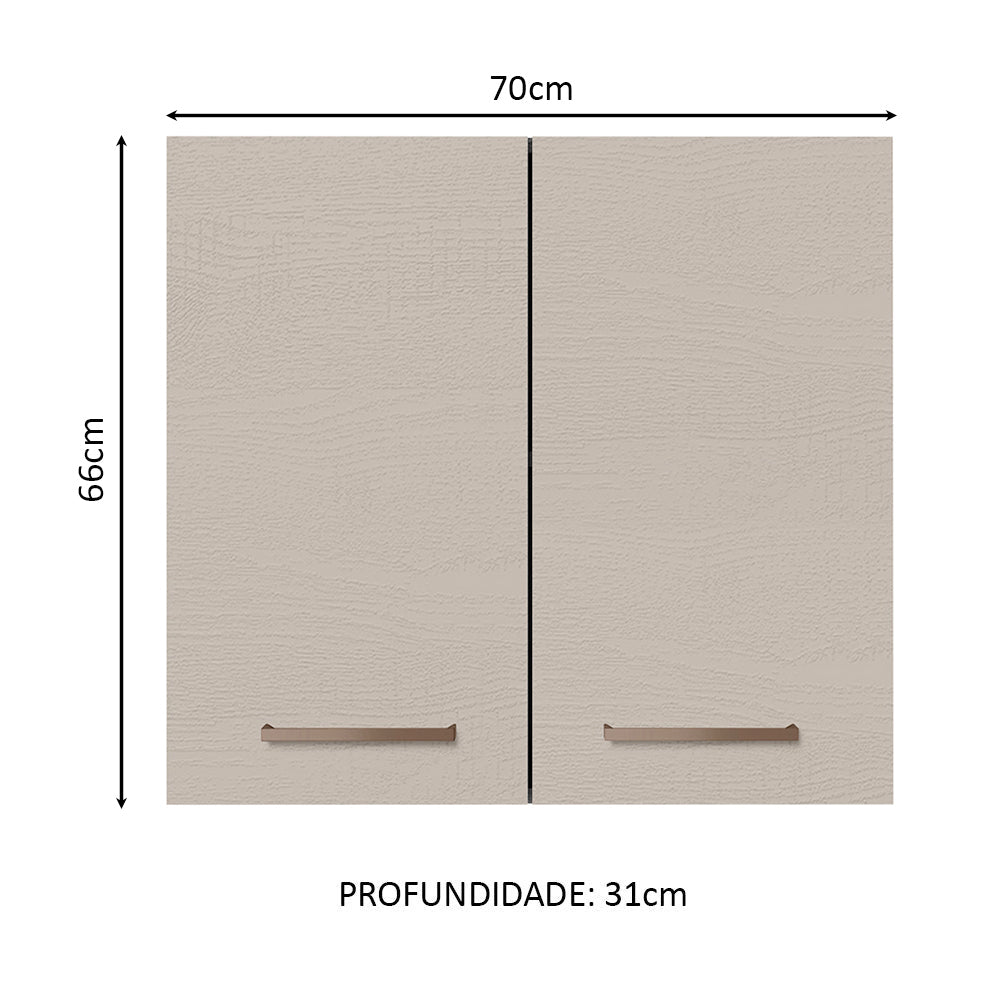 Mueble de Cocina Superior Agata 70 cm 2 Puertas
