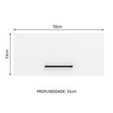 Mueble de Cocina Superior Agata 70 cm 1 Puerta Abatible