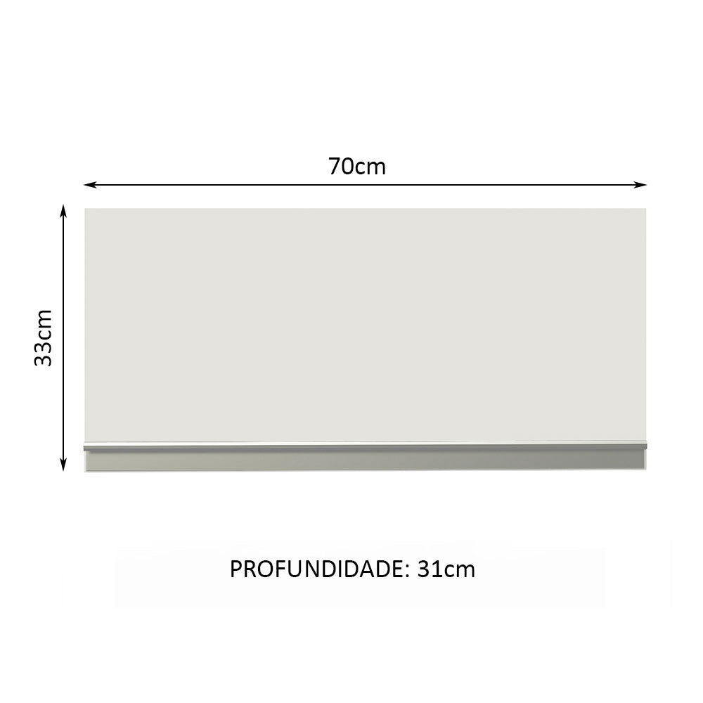 Mueble de Cocina Superior Glamy 70 cm 1 Puerta Abatible