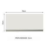 Mueble de Cocina Superior Glamy 70 cm 1 Puerta Abatible