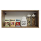 Mueble de Cocina Superior Agata 70 cm 1 Puerta Abatible Marrón/Blanco