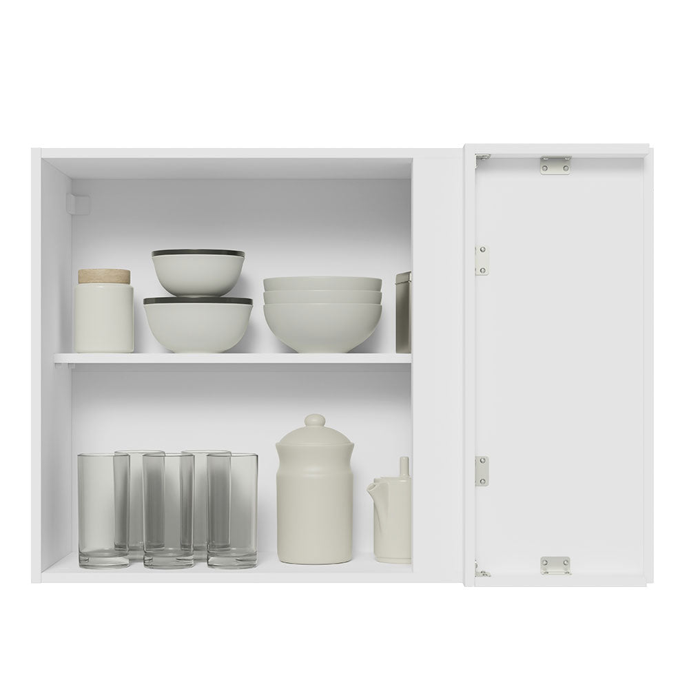 Mueble de Cocina Superior de Esquina Glamy 1 Puerta Blanco