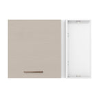 Mueble de Cocina Superior de Esquina Agata 1 Puerta Blanco/Crema