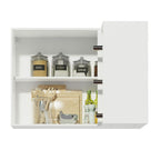 Mueble de Cocina Superior de Esquina Reims 1 Puerta 3 Nichos Blanco