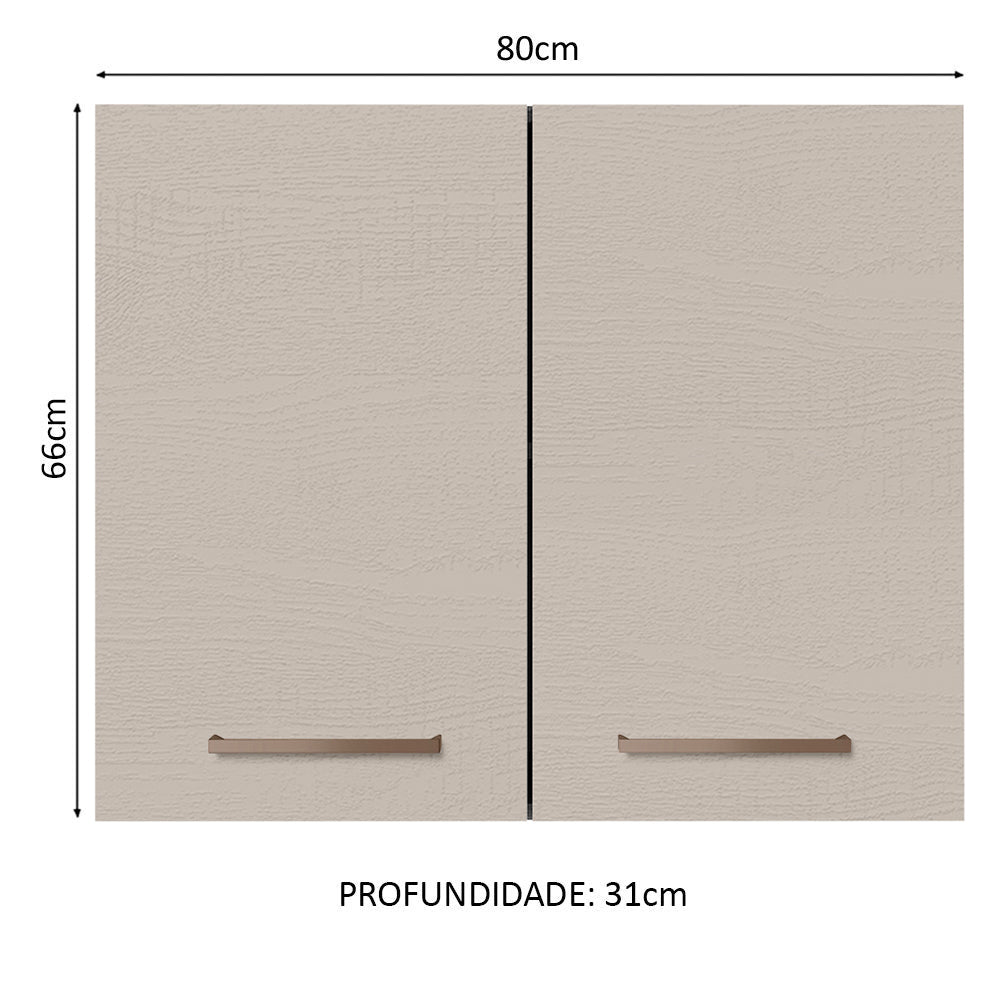 Mueble de Cocina Superior Agata 80 cm 2 Puertas