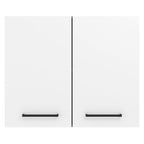 Mueble de Cocina Superior Agata 80 cm 2 Puertas Marrón/Blanco