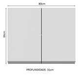 Mueble de Cocina Superior Glamy 80 cm 2 Puertas