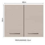 Mueble de Cocina Superior Agata 80 cm 2 Puertas
