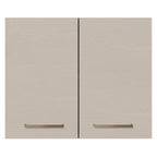 Mueble de Cocina Superior Agata 80 cm 2 Puertas Marrón/Crema