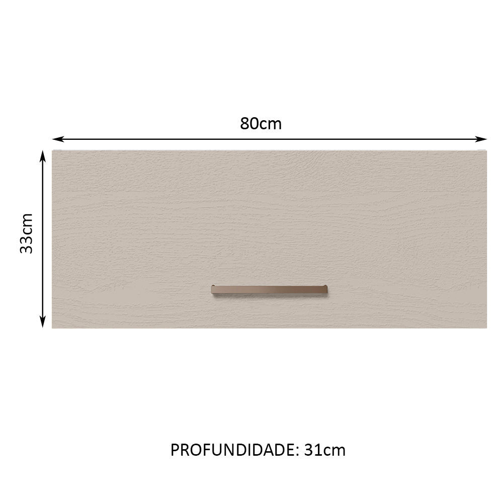 Mueble de Cocina Superior Agata 80 cm 1 Puerta Abatible