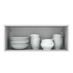 Mueble de Cocina Superior Agata 80 cm 1 Puerta Abatible Blanco/Crema