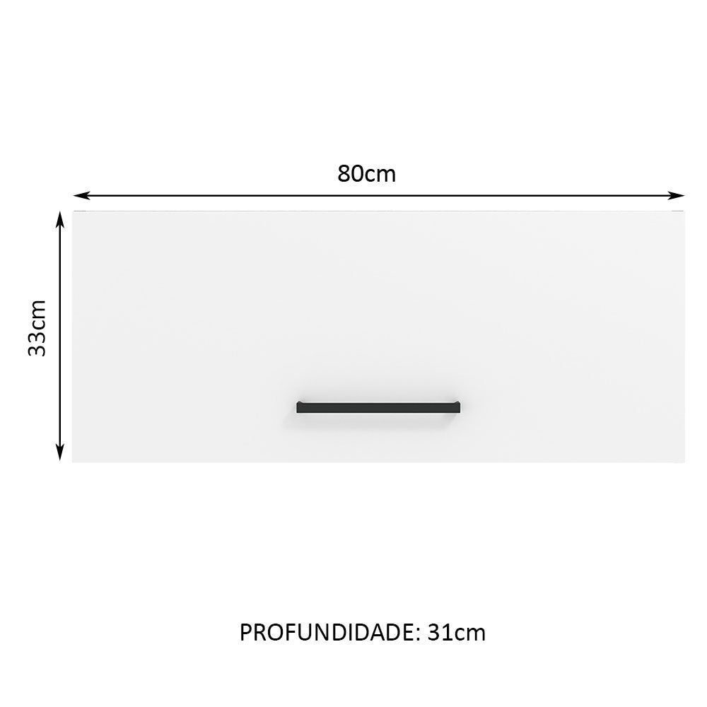 Mueble de Cocina Superior Agata 80 cm 1 Puerta Abatible