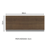 Mueble de Cocina Superior Glamy 80 cm 1 Puerta Abatible