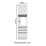 Mueble de Cocina para Hornos Glamy 60 cm