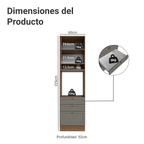 Mueble de Cocina para Hornos Vik 60 cm Marrón/Gris