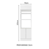 Mueble de Cocina para Hornos Glamy 70 cm