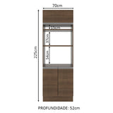 Mueble de Cocina para Hornos Glamy 70 cm