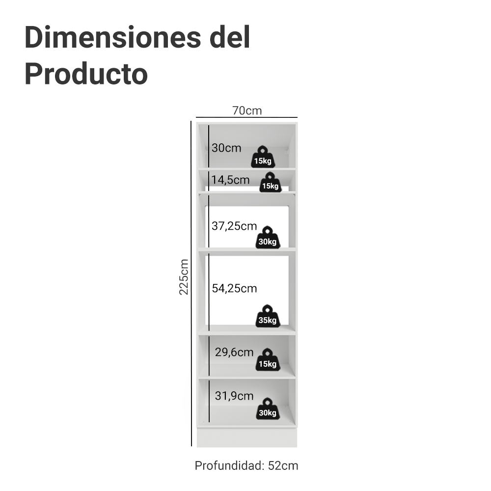 Mueble de Cocina para Hornos Vik 70 cm Blanco/Verde