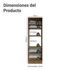 Mueble de Cocina para Hornos Vik 70 cm Marrón/Verde