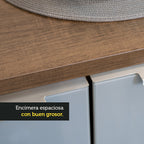 Mesón para Mueble de Cocina 120 cm Marrón Madesa