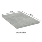 Mesón para Mueble de Cocina 40 cm x 60 cm Gris