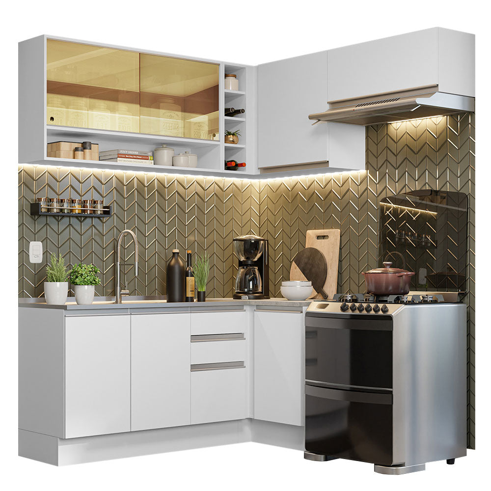 Cocina Integral de Esquina Glamy 3.50 m 06