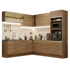 Cocina Integral de Esquina Glamy 4.60 m Marrón 01