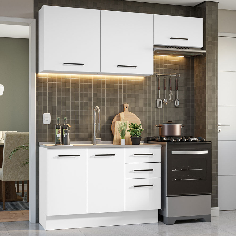 Cocina Integral Agata 1.80 Metros Blanco 09
