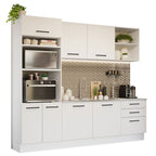 Cocina Integral Agata 2.50 m Blanco 01