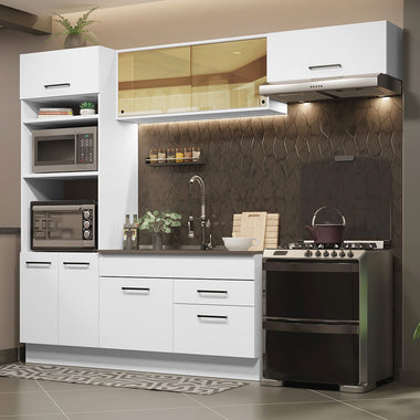 Cocina Integral Agata 2.70 Metros Blanco 04